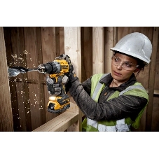 Дрель-шуруповерт DeWalt DCD800E1T-QW, 18 В, 1,7 Ач, 90 Нм, бесщеточный