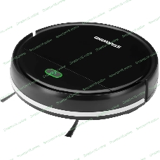 Робот-пылесос Starwind SRV3950 черный, 18 Вт, 1500 мА·ч Li-Ion, уборка влажная/сухая, пылесборник контейнер 0.2 л