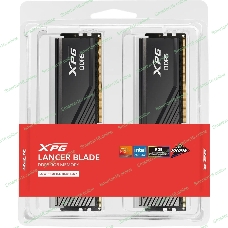 Оперативная память XPG Lancer Blade, DDR5, 32GB (2x16GB), 6000MHz, CL34, DIMM, с радиаторами, RGB, черный