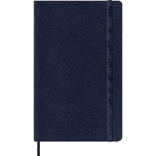 Блокнот Moleskine CLASSIC SOFT QP617B20 Large 130х210 мм 192 стр. клетка мягкая обложка синий сапфир