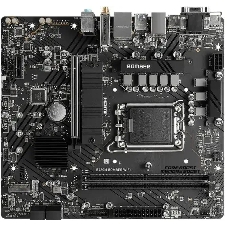 Материнская плата MSI B760M BOMBER WIFI, LGA 1700, Intel B760, 2xDDR5, 4xSATA, 2xM.2, 1xPCIe 4.0 x16, 1xPCIe x1, 1xVGA, 1xHDMI, 1xDP, 1x2.5Gb LAN, Wi-Fi 6E, Bluetooth 5.3, 4xUSB-A 5Gbps, 2xUSB-A 2.0, 1xPS/2, 3x3.5 мм, 7.1, чёрный, mATX