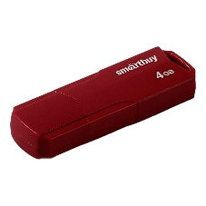 Флешка USB Smartbuy 4Gb CLUE Burgundy (SB4GbCLU-BG)