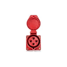 Розетка стационарная наружная EKF ps-114-16-380 16А 380В 3P+РЕ IP44 (114)