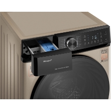 Стиральная машина Weissgauff WM 59411 Direct Drive Inverter Steam Champagne золотистая, загрузка фронтальная 11кг, 1400 об/мин., класс: A+++