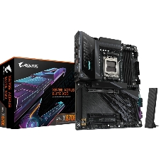 Материнская плата Gigabyte X870E AORUS ELITE X3D, AM5, AMD X870E, 4xDDR5, 4xSATA, 4xM.2, 1xPCIe 5.0 x16, 1xPCIe 4.0 x16, 1xPCIe 3.0 x16, 1xHDMI, 1x5Gb LAN, Wi-Fi 7, Bluetooth 5.4, 2xUSB-C 40Gbps (USB4), 1xUSB-C 10Gbps, 5xUSB-A 10Gbps, 3xUSB-A 5Gbps, 3x3.5 мм + S/PDIF оптический, 7.1, ATX