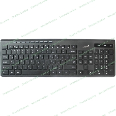 Клавиатура беспроводная Genius SlimStar 7230, USB, Радиоканал, черный