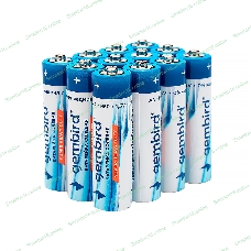 Батарейки солевые Gembird GB-R6P-12F, тип AA, 12шт, пленка