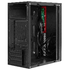 Компьютерный корпус Minitower ExeGate BAA-403-UNS450 (mATX, БП UNS450 с вент. 12см, 2*USB, HD Audio, черный)