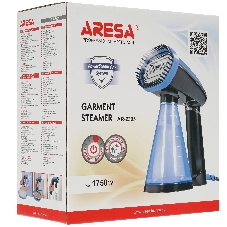 Отпариватель Aresa AR-2305 голубой, 1750 Вт, 25 г/мин, 350 мл