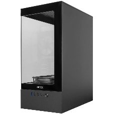 Компьютерный корпус Ginzzu CL475 mATX FAN 3*12LC4 передняя панель Стекло