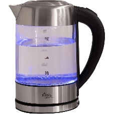 Чайник электрический Oasis K-7GS стальной+черный 1,7л. 2200Вт