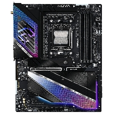 Материнская плата ASRock X870E NOVA WIFI, AM5, AMD X870E, 4xDDR5, 4xSATA, 1xPCIe 5.0 x16, 1xPCIe 3.0 x16, 1xPCIe 3.0 x1, 1xHDMI, 2xUSB4 Type-C, 5xUSB 3.2 Gen2, 3xUSB 3.2 Gen1, 1x 5Gb LAN, 3x3.5 мм, 7.1, ATX