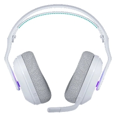 Гарнитура Logitech G522 Lightspeed белый, беспроводная + проводная, Bluetooth 5.3/USB, радиус 30 м, подсветка, съёмный микрофон