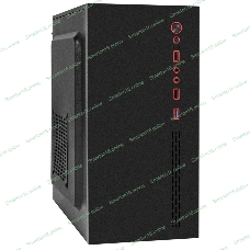 Компьютерный корпус Minitower ExeGate BAA-403-UNS450 (mATX, БП UNS450 с вент. 12см, 2*USB, HD Audio, черный)
