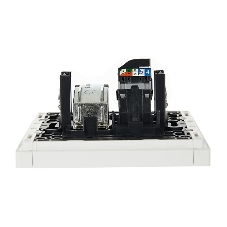 Розетка двойная TV+RJ45 кат.5E IEK FORTE&PIANO FP236 белый