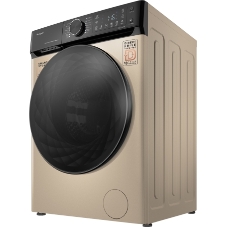 Стиральная машина Weissgauff WM 59411 Direct Drive Inverter Steam Champagne золотистая, загрузка фронтальная 11кг, 1400 об/мин., класс: A+++