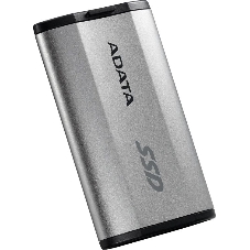 Внешний SSD ADATA SD810, 4Tb, USB 3.2 Gen 2x2 Type-C, R/W 2000/2000, серебристый