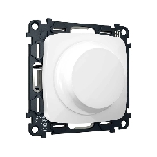 Комплект механизма светорегулятора универсального OMEGA Белый глянец 25-600W/LED 5-300W QUANT (OP1055, VM136) MO105510