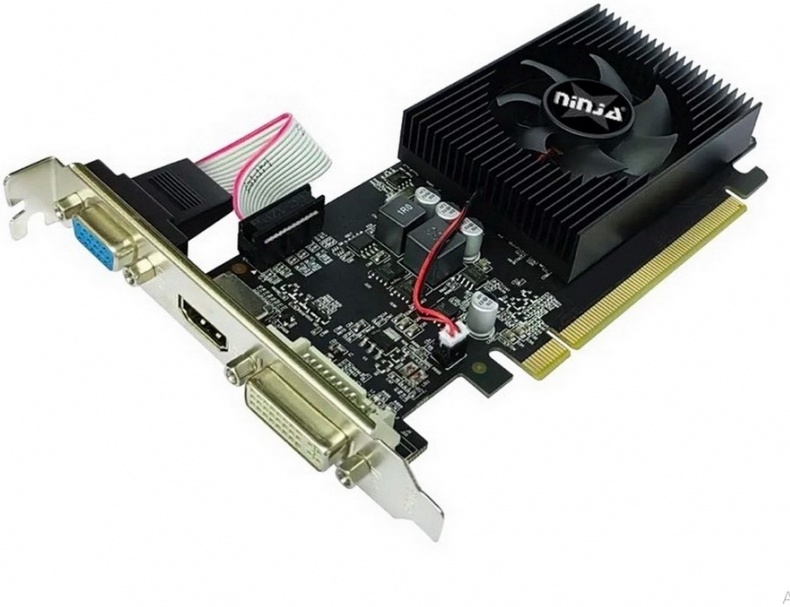 Видеокарта Sinotex Ninja GeForce GT 240, 1 GB GDDR3, 128 bit, HDMI, DVI-D, VGA, GPU 550 MHz