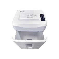 Шредер Office Kit S210N 3,9x38 белый (секр.P-4) фрагменты 16лист. 35лтр. скрепки скобы пл.карты CD
