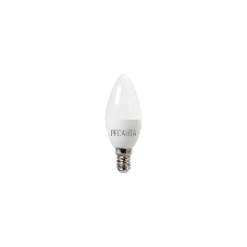 Лампа светодиодная Ресанта LL-R-C37-6W-230-3K-E14 свеча, 6 Вт, теплый, Е14