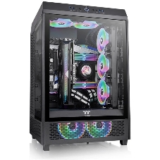 Компьютерный корпус Thermaltake The Tower 500 черный без БП ATX 1x120мм 3x140мм 4xUSB 3.0 2xUSB3.1 audio bott PSU