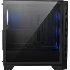 Компьютерный корпус без блока питания Case MSI MAG FORGE 321R AIRFLOW, Midi-Tower, TG, 4x120мм ARGB, 2xUSB 3.2, 1xUSB 3.2 Type-C, ATX, mATX, mITX черный