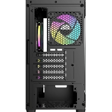 Компьютерный корпус Ocypus Gaммa C52 BK ARGB mATX/win/black/3 ARGB fans/no PSU/Tempered Glass