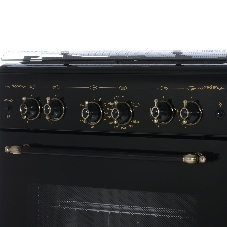 Плита газовая Gefest ПГ 6100-02 0183 черный, конфорок 4 шт, духовка 52 л, 60 см x 85 см x 60 см
