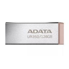 Флешка USB ADATA UR350 (UR350-32G-RSR/BG), 32G, USB 3.2, R/W 100/15, серебристый/коричневый