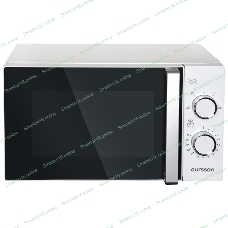 Микроволновая печь Oursson MM2009/WH белый/черный, 20 л, 700 Вт, переключатели - поворотный механизм