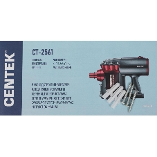 Пылесос вертикальный Centek CT-2561 красный/черный, питание от сети, 150 Вт, уборка сухая, пылесборник 0.5 л