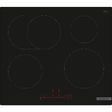 Индукционная варочная панель Bosch PIF61RHB1E 60 см, индукция, скошенные края, сенсорное управление, черный