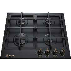 Газовая варочная поверхность De Luxe TG4_750231F-079, 4 конфорки, эмалированная сталь, 7500 Вт