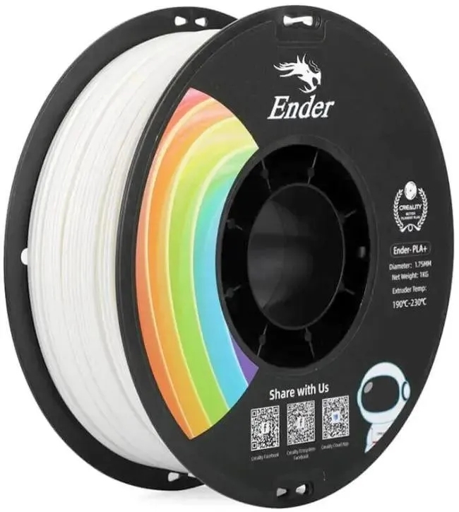 Пластик для принтера 3D Creality 3301010305 PLA d1.75мм 1кг 1цв. белый