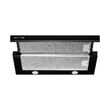 Встраиваемая вытяжка Kuppersberg SLIMTURBO 60 B, 60 см, отвод/рециркуляция, 1500 м3/час, механическое управление, 3 скорости, освещение 2х2 Вт, металлические жироулавливающие фильтры, угольный фильтр KF-ES (опция), 63.4 дБ, обратный клапан, шхвхг:55.2x25.5x28см, черный