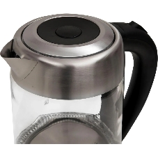Чайник электрический Oasis K-7GS стальной+черный 1,7л. 2200Вт