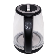 Электрочайник Centek CT-0017 черный, 2 л, 2200 Вт, скрытый нагревательный элемент, поддержание температуры
