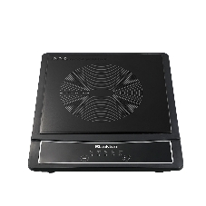 Плита настольная электрическая Blackton Bt IC132C Black, индукционная, 2000 Вт, тип управления: электронное, количество автоматических программ: 5, размер варочной поверхности: 190 мм, материал корпуса: пластик, керамика, автоотключение при снятии посуды, максимальный вес: 15 кг, нескользящие ножки, длина шнура: 1.2 м