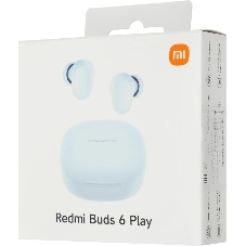 Наушники TWS Xiaomi Redmi Buds 6 Play синий, внутриканальные, Bluetooth, быстрая зарядка, до 7 ч