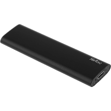 Внешний SSD Netac Z SLIM, 250 Gb, USB 3.2 Gen 2 Type-C, R/W 550/480, черный