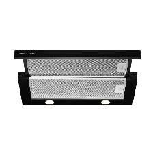 Встраиваемая вытяжка Kuppersberg SLIMTURBO 60 B, 60 см, отвод/рециркуляция, 1500 м3/час, механическое управление, 3 скорости, освещение 2х2 Вт, металлические жироулавливающие фильтры, угольный фильтр KF-ES (опция), 63.4 дБ, обратный клапан, шхвхг:55.2x25.5x28см, черный