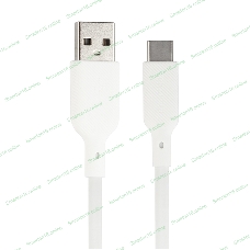 Кабель QUMO 32958 USB-A на Type-C, силиконовый, 1м, 3A, 18W (белый)