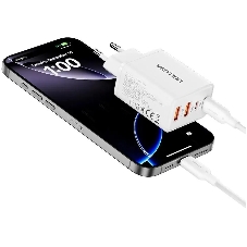 Сетевое зарядное устройство Vention на 4 порта GaN 50W USB (C+C+A+A) белый