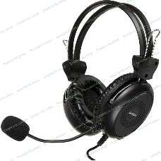 Гарнитура A4Tech HU-30 чёрный, проводная