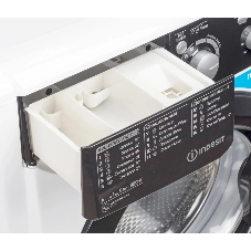 Стиральная машина Indesit EWSB 5085 BK CIS белый, загрузка фронтальная 5 кг, 800 об/мин., класс: А