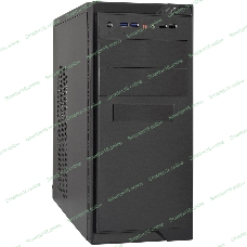 Компьютерный корпус Minitower ExeGate MA-372UX-UNS400 (mATX, БП UNS400 с вент. 12см, 2хUSB+2хUSB3.0, аудио, черный)