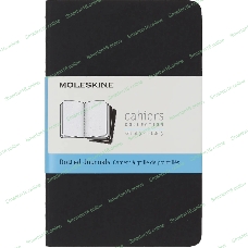 Блокнот Moleskine CAHIER JOURNAL QP314 Pocket 90x140 мм обложка картон 64стр. пунктир черный (3 шт)