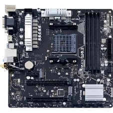 Материнская плата Biostar B550MX/E PRO, AM4, AMD B550, 4xDDR4, 4xSATA, 2xM.2, 1xPCIe 4.0 x16, 1xPCIe 3.0 x4, 1xDVI-D, 1xHDMI, 1xVGA, 1x1Gb LAN, 4xUSB-A 5Gbps, 2xUSB-A 2.0, 1xCOM, 3x3.5 мм, 7.1, mATX