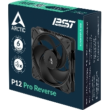 Вентилятор корпусной Arctic P12 Pro Reverse, 120 мм, 500-3000 об/мин, 4-pin PWM, без подсветки